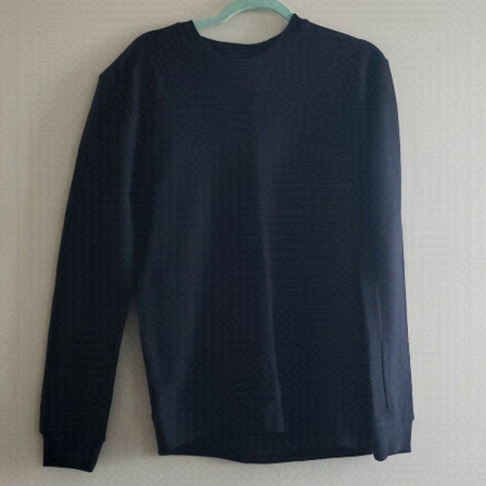Zara Man Essential Black Ribbed Sweater NWT Small